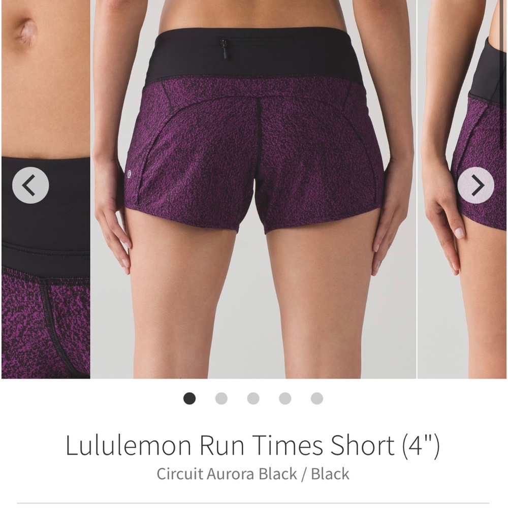 Lululemon Run Time Shorts Size 6